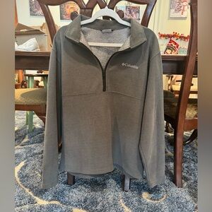 Columbia Men's Charcoal Zip-Up Sweater